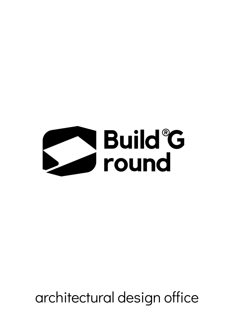 Business layout with a simple corporate logo