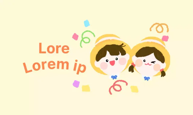 Fröhlich konzipiertes Kindergartenfest mit Kinderfiguren