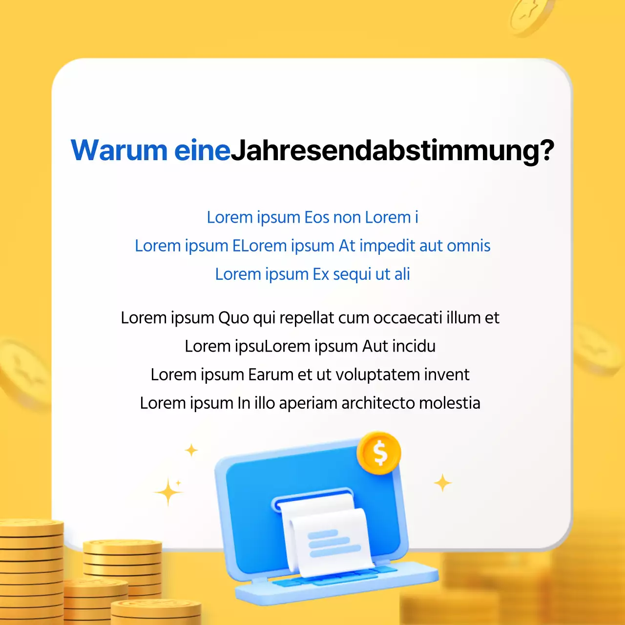 Informationen zur Jahresendabrechnung für das Jahr des Gelben Drachen 2024