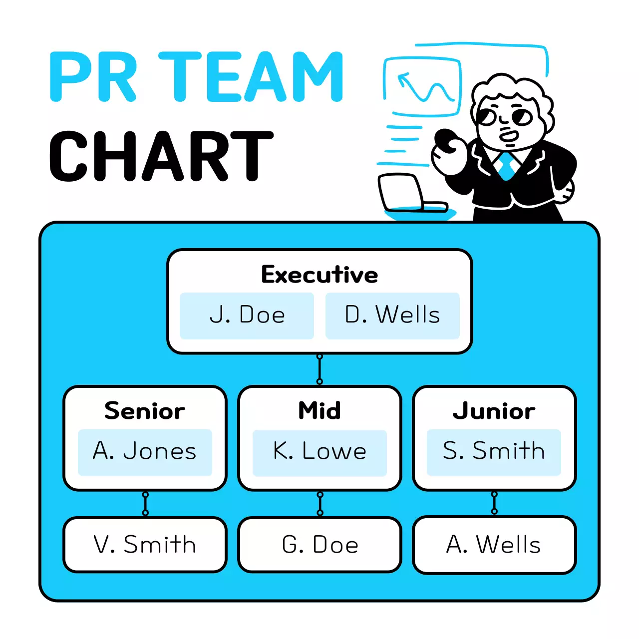 Blue Modern Admin Announcement Social Media Post