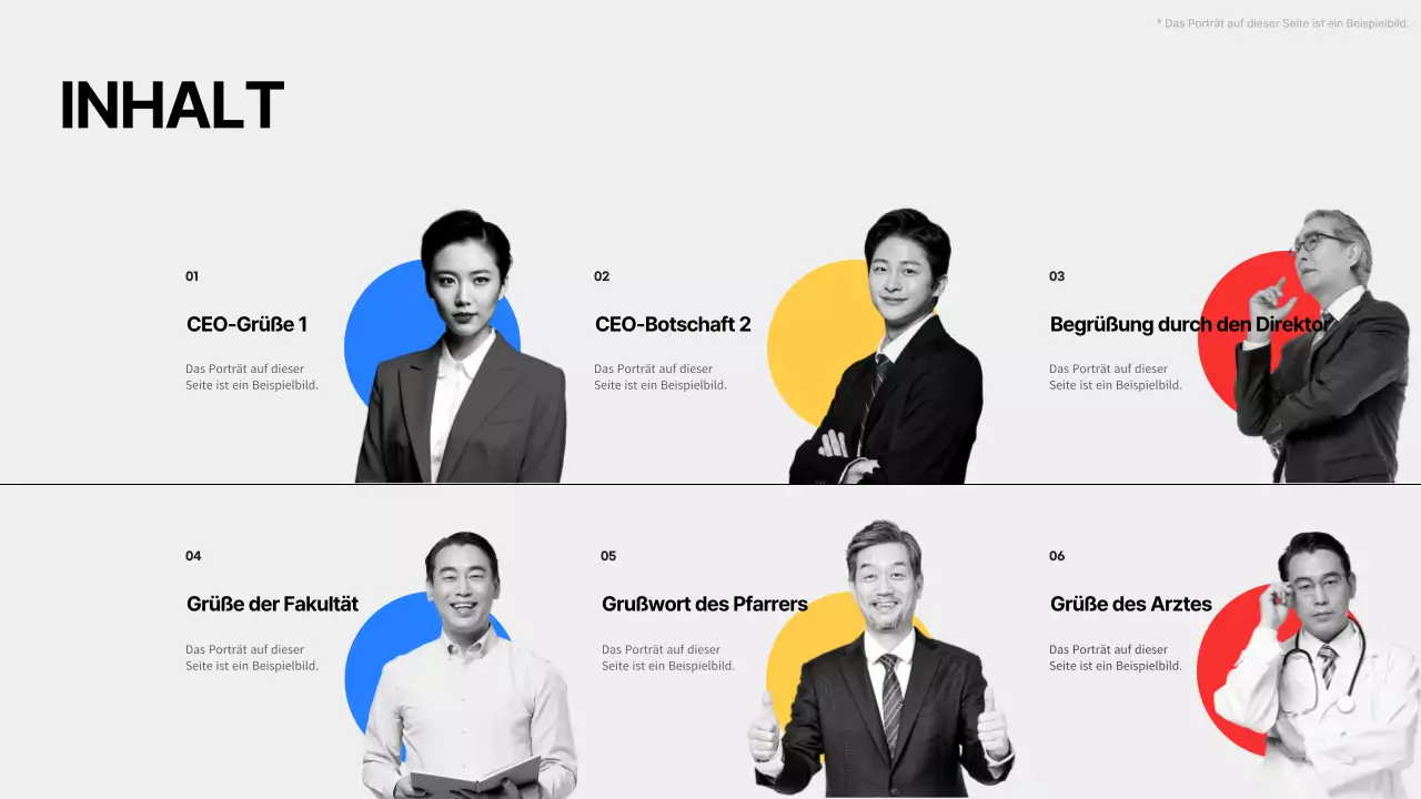 Eine Einführung in einen Regenbogen moderner CEO-Grüße