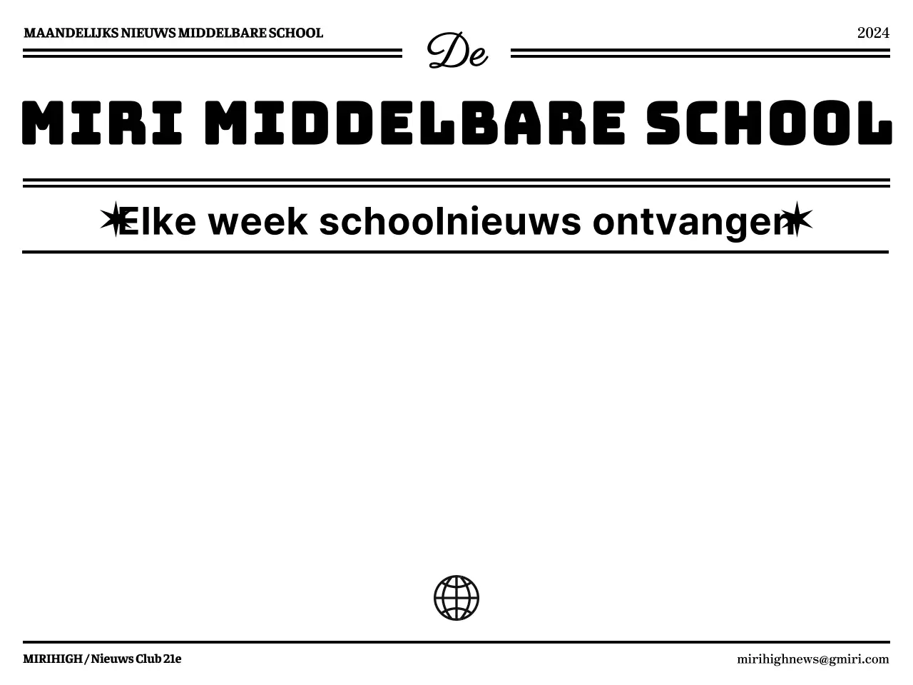 Omslagontwerp in de stijl van krantenpapier