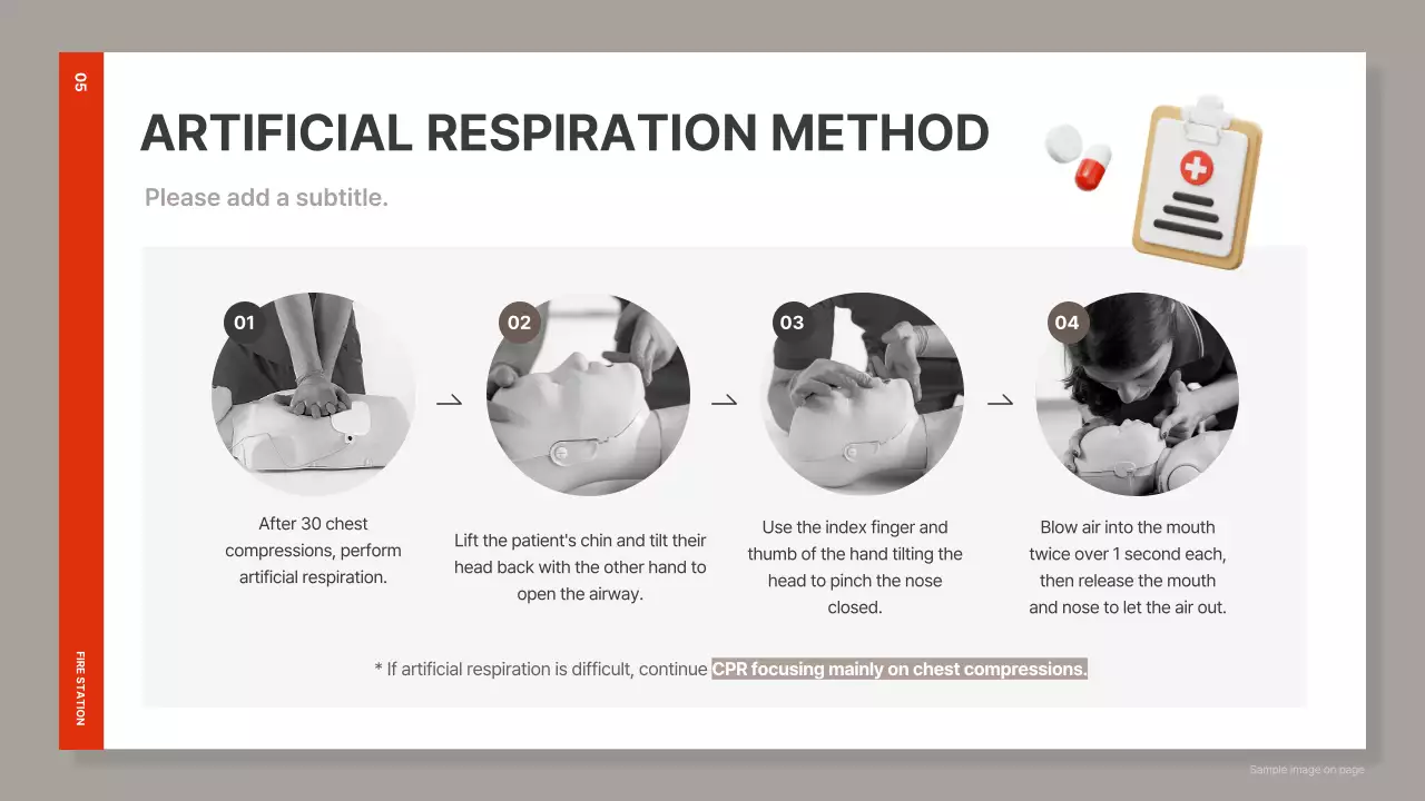 Presentasi Panduan CPR Modern Merah