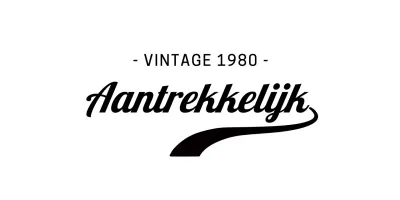 Gebogen typografie Concept Gepersonaliseerde merchandise