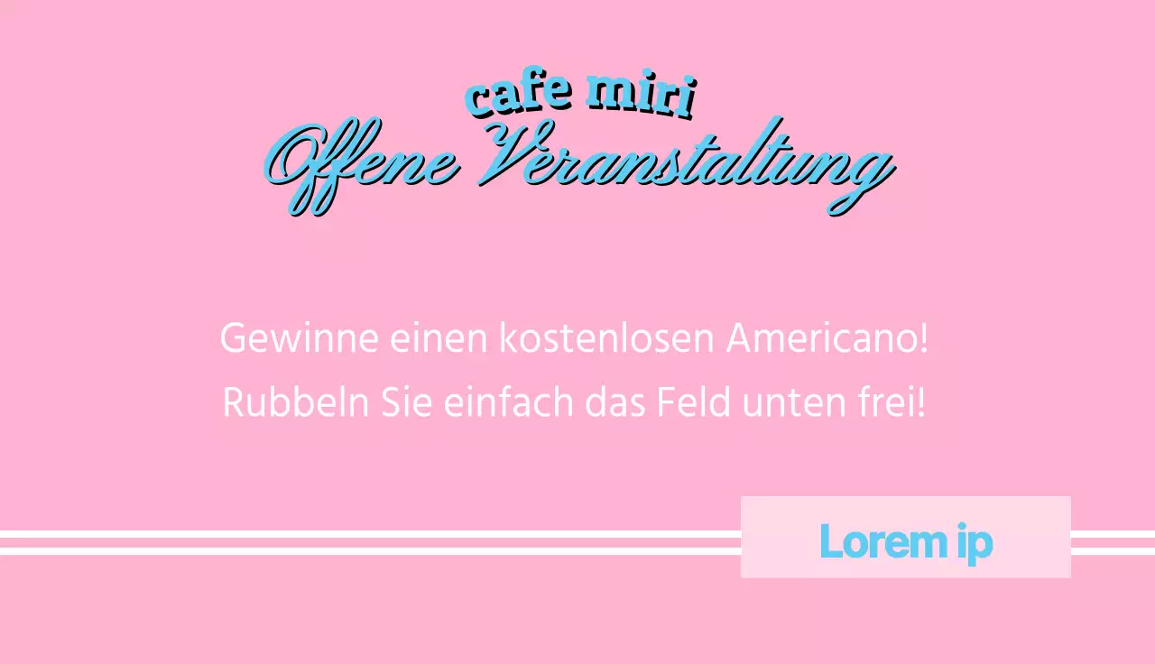 Emotionales Bild mit rosa kursiver Schrift auf natürlichem Hintergrund