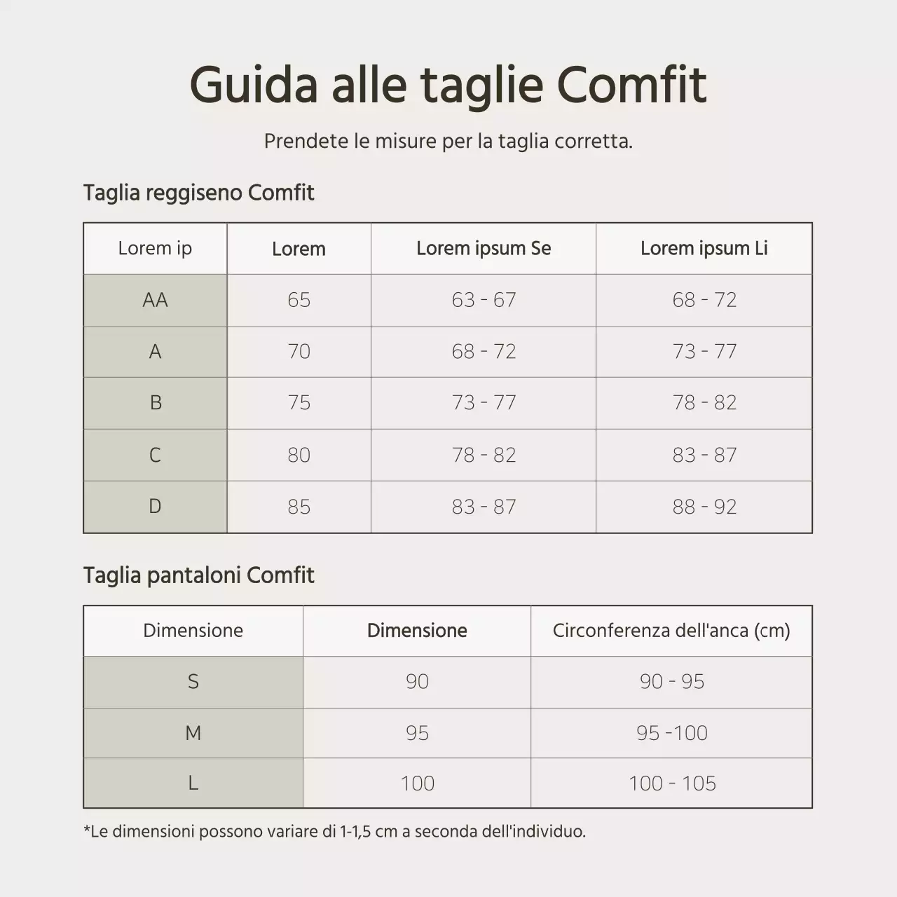 Pubblicità di biancheria intima semplice in bianco e chartreuse