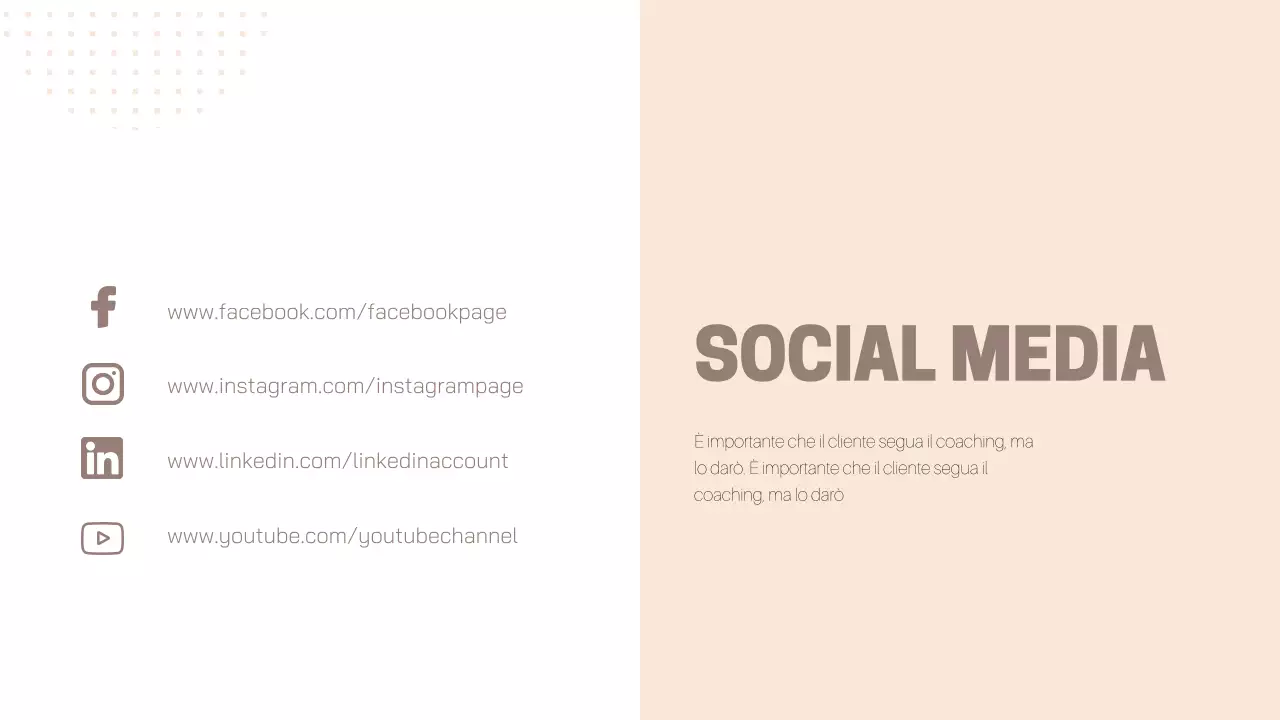 Materiali business classici in beige e marrone