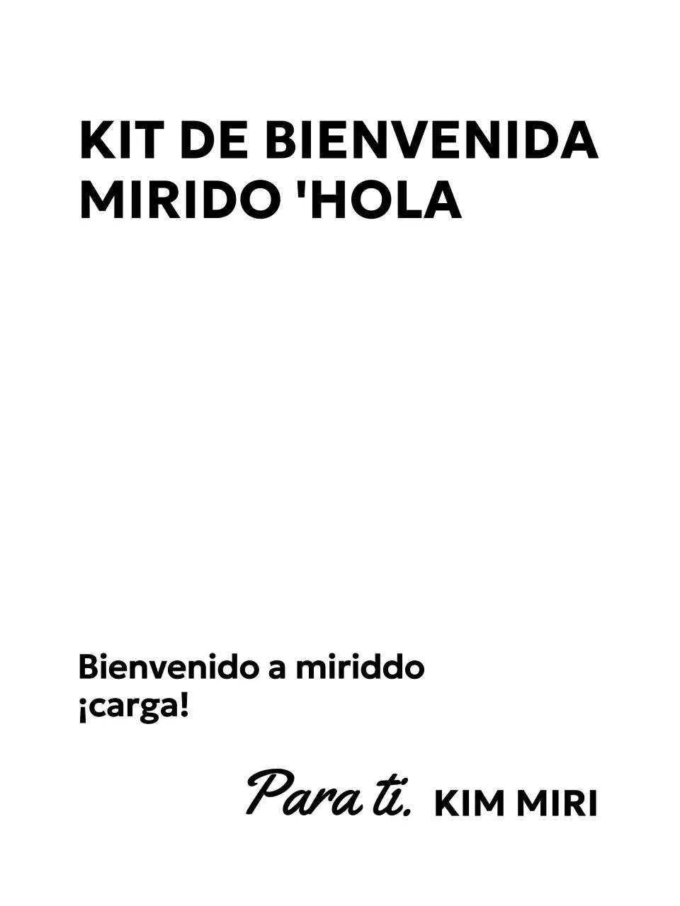 Kit de bienvenida de empresa con fuentes góticas y cursivas