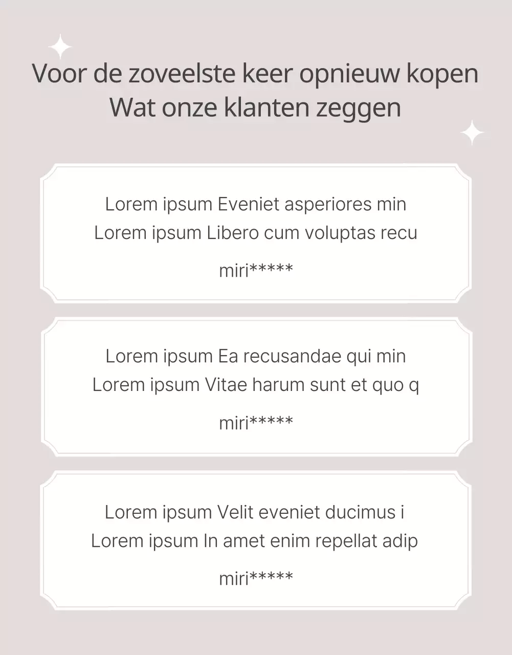 Promoot een klassieke bakkerijtaart in beige