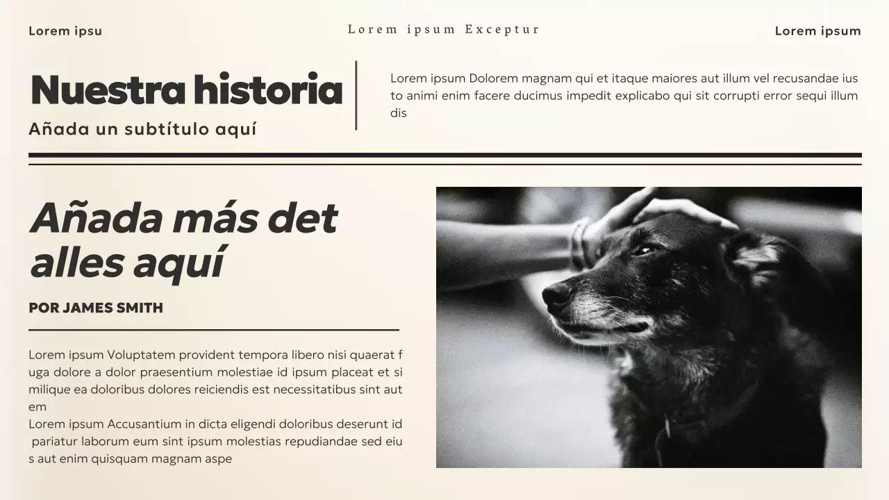 Black and Beige Vintage News Theme Business Material