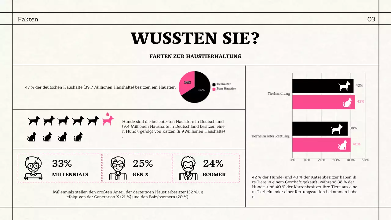 Einfache Geschäftsunterlagen zum Thema Zeitung in Schwarz und Rosa