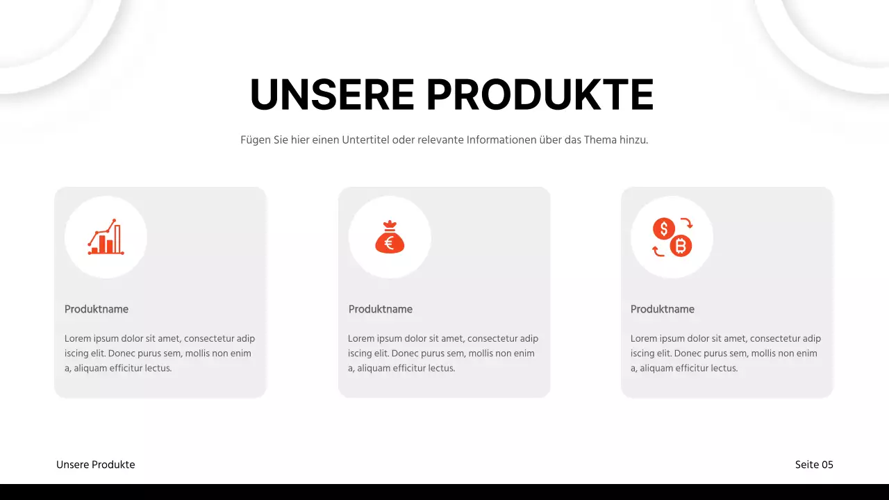 Schwarzes und rotes klassisches Geschäftsberichtmaterial