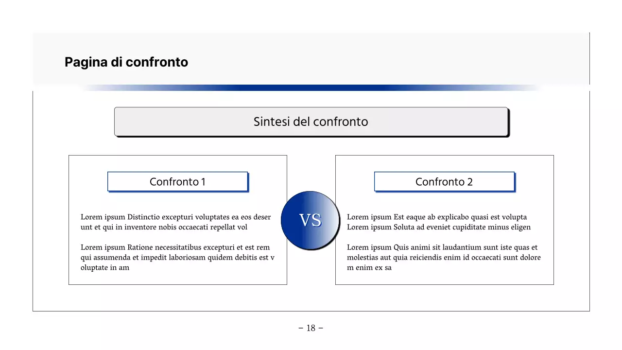 Rapporto di base stampabile in blu navy e grigio