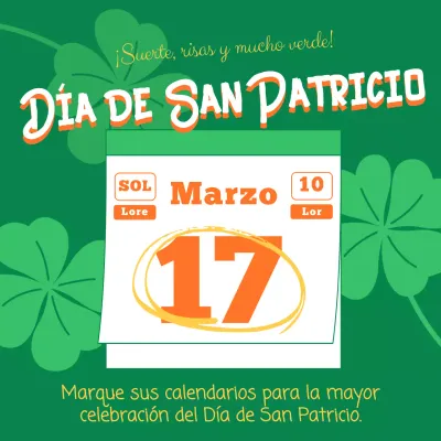 Promueva el Día de San Patricio en verde