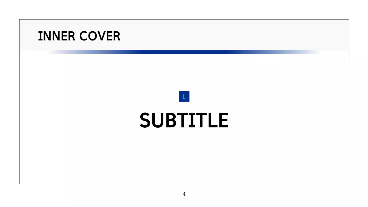 Basic printable report in navy blue and gray