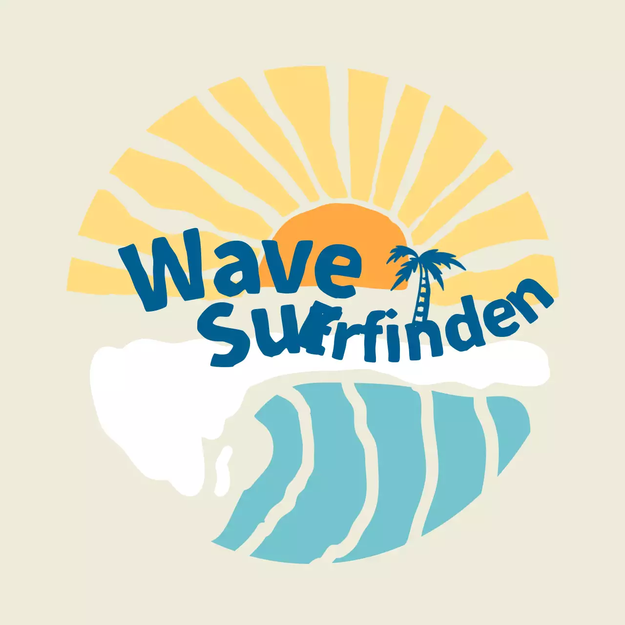 Ein Surfing Club mit alten Zeichnungen