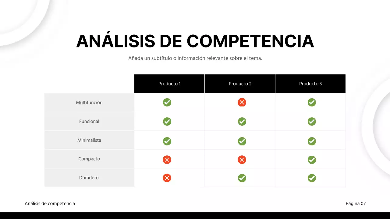 Material clásico para informes comerciales en negro y rojo