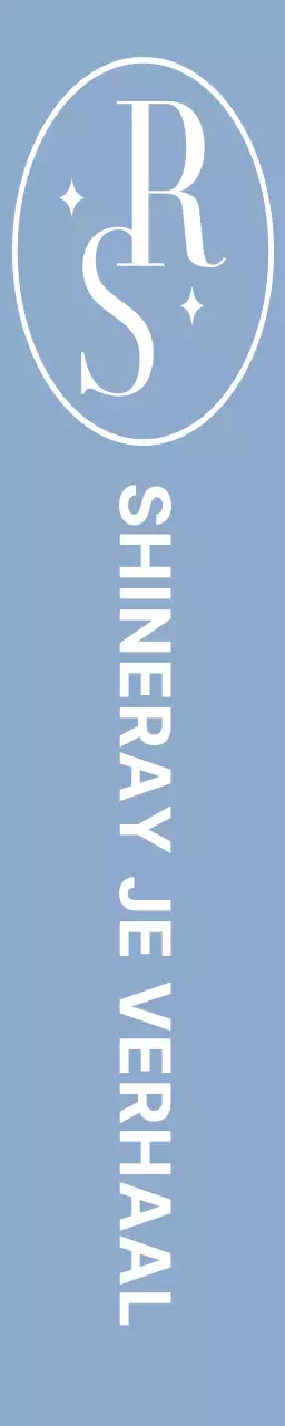 Luxe schoonheidswinkel met een alfabetisch logo met ovalen en glitter