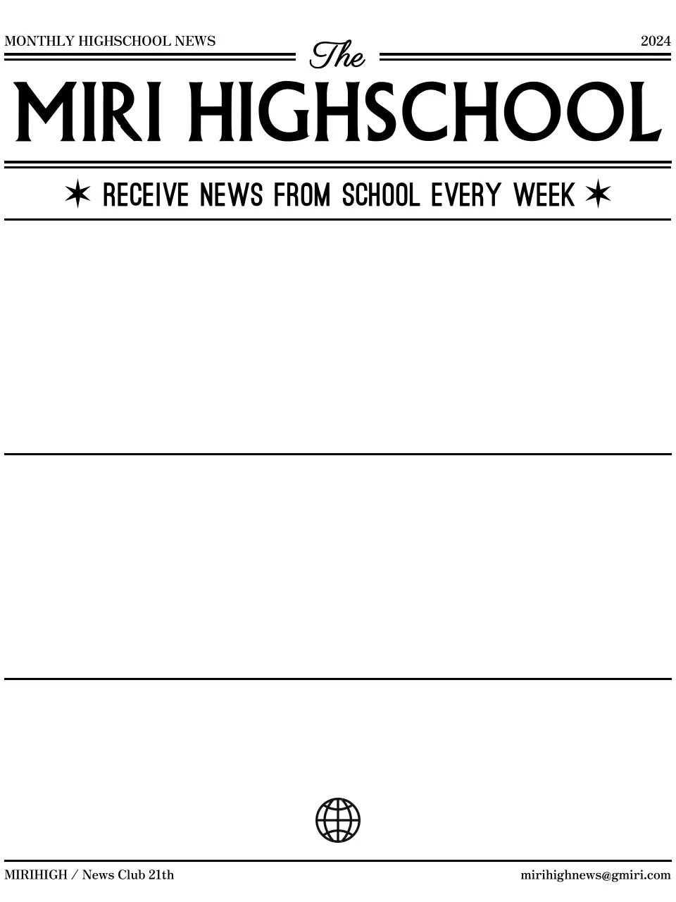 Cover design organized by newspaper design styles