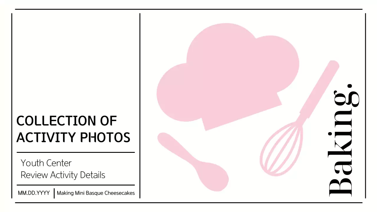 Pink Minimal Baking Guide Presentation