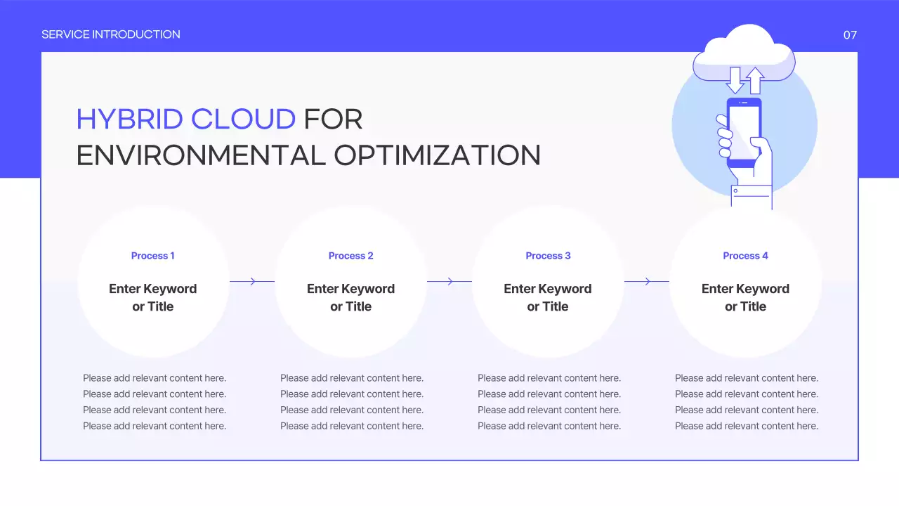 Blue Modern Service Presentation