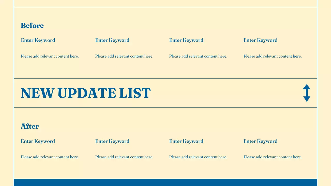 Apresentação do boletim informativo de atualização do serviço moderno bege