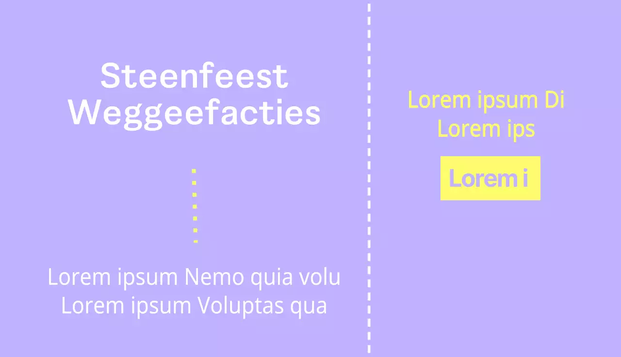 Een paars en geel, schoon ticket-stijl baby shower evenement