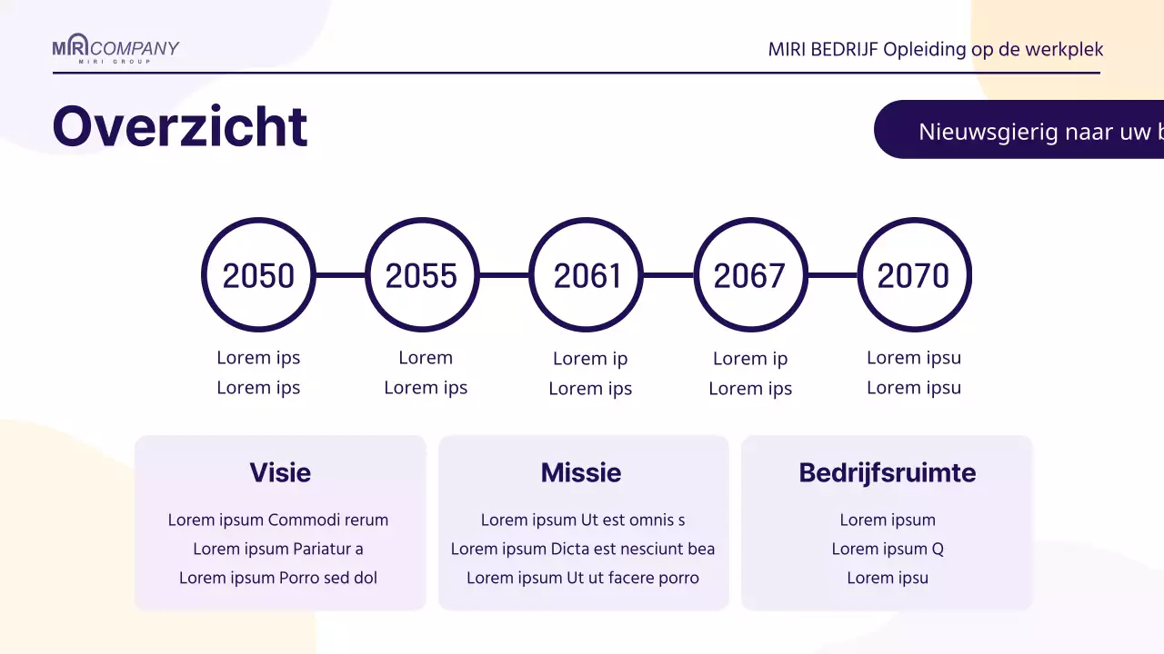 Een eenvoudige HR-trainingsgids in mauve en oranje