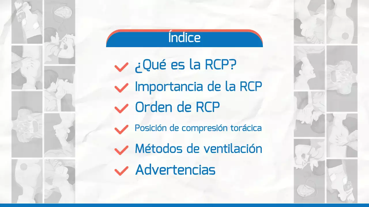 Material de formación en RCP simple de color azul