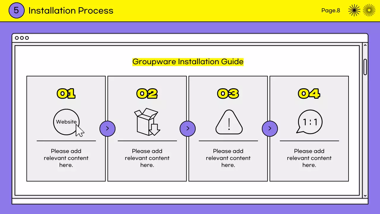퍼플 트렌디 온보딩 가이드 프레젠테이션