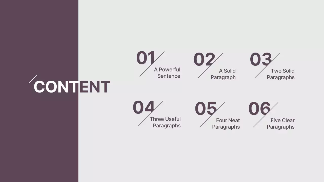Purple Minimalist Template Presentation