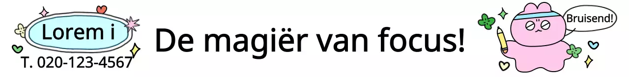 Een perfect amuletconcept met kleurrijke en schattige illustraties