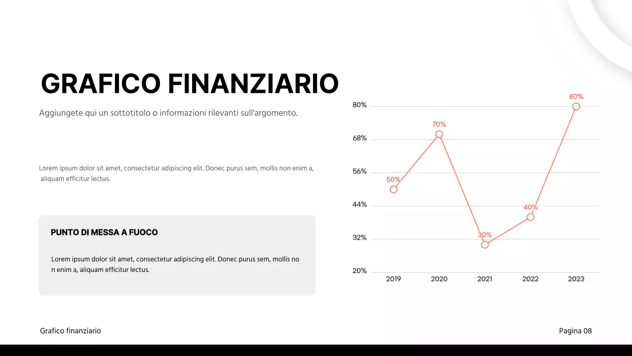 Materiale per relazioni aziendali classiche in nero e rosso