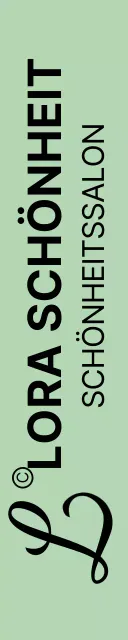 Luxuriöser Schönheitssalon mit kursivem Alphabet