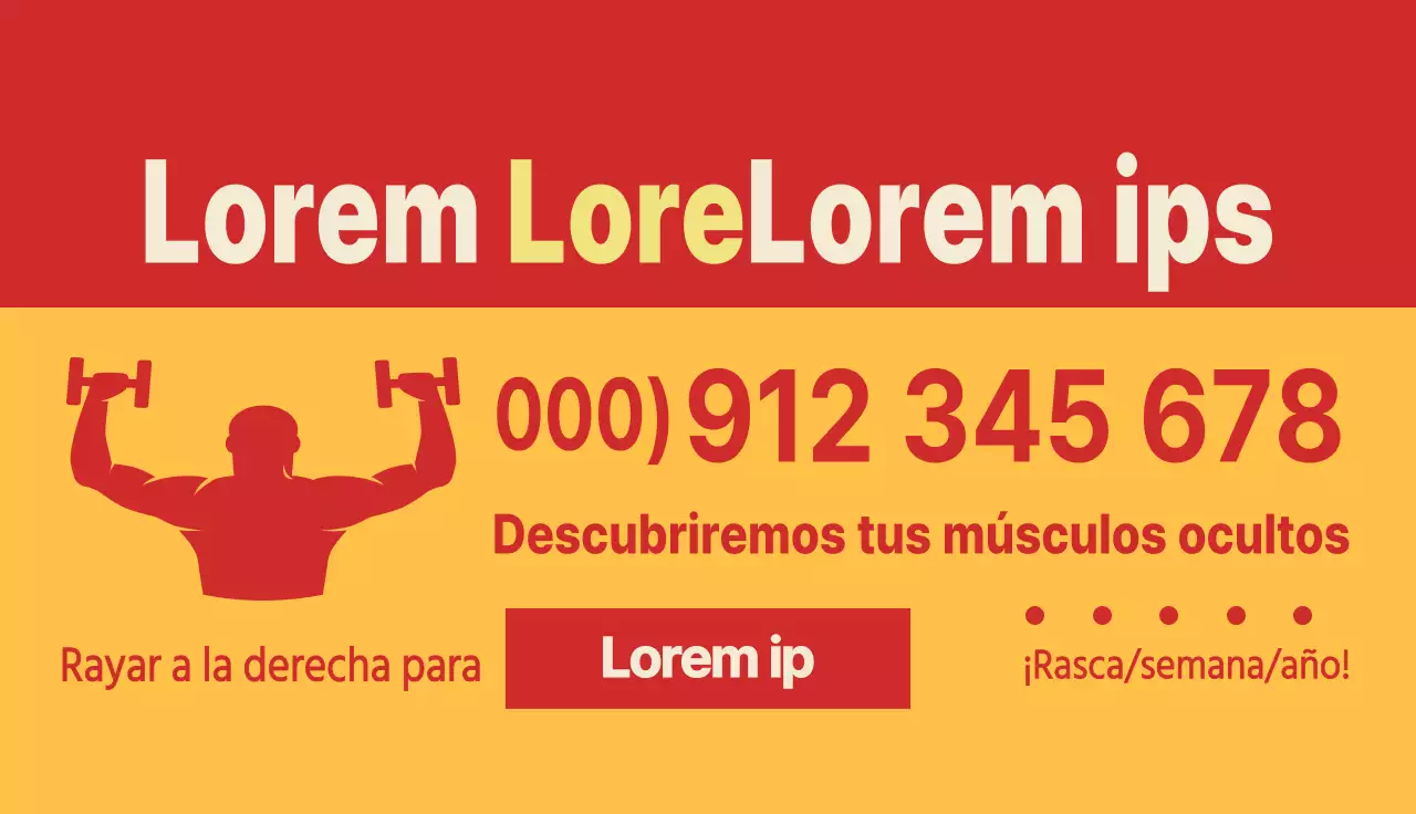 Evento de gimnasia en rojo y neutro