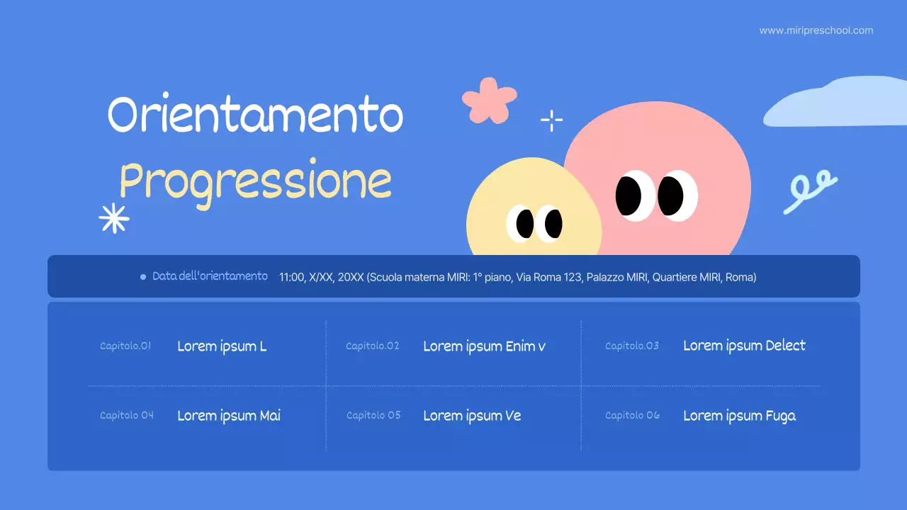 Guida al reclutamento di bambini blu e rosa nella scuola dell'infanzia