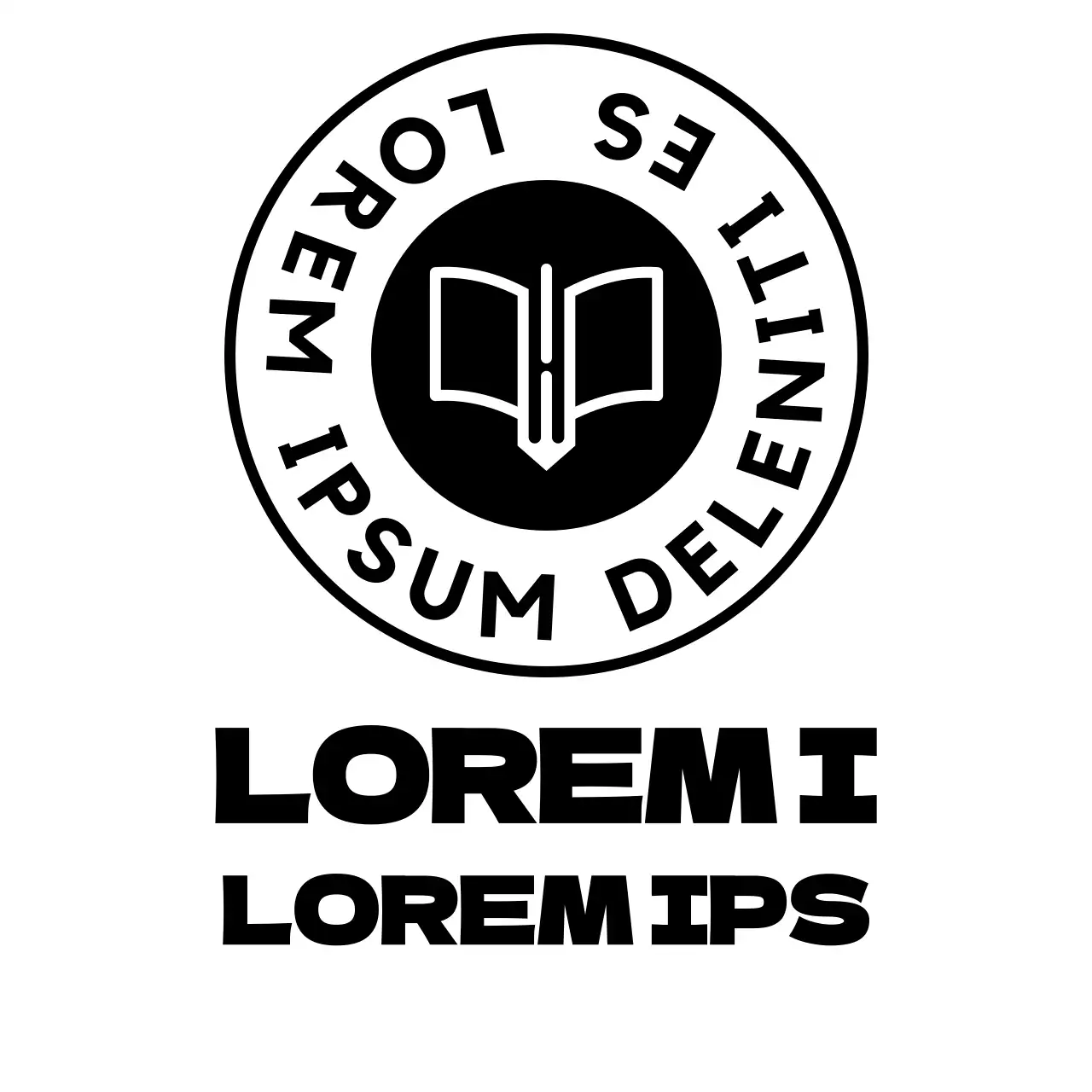 Promozione di un'agenzia di ammissione all'istruzione con un logo a simbolo circolare