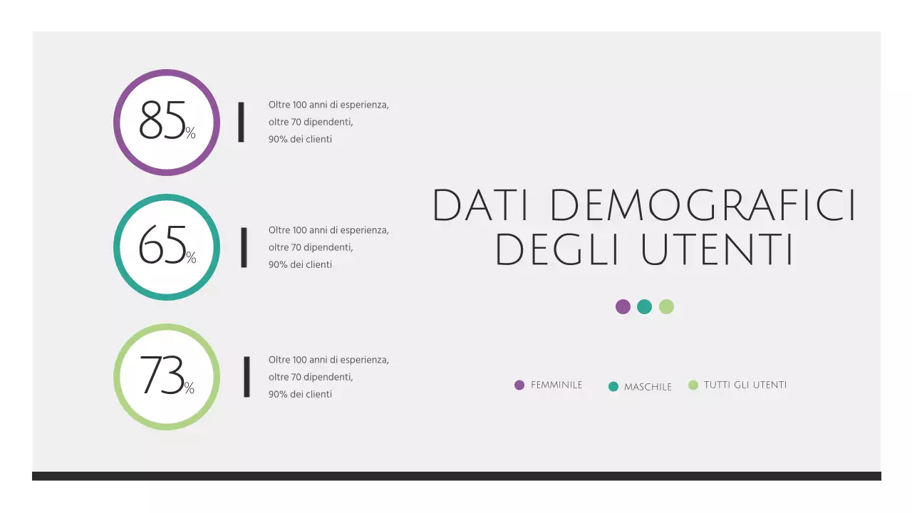 Eleganti materiali per relazioni aziendali in bianco e nero