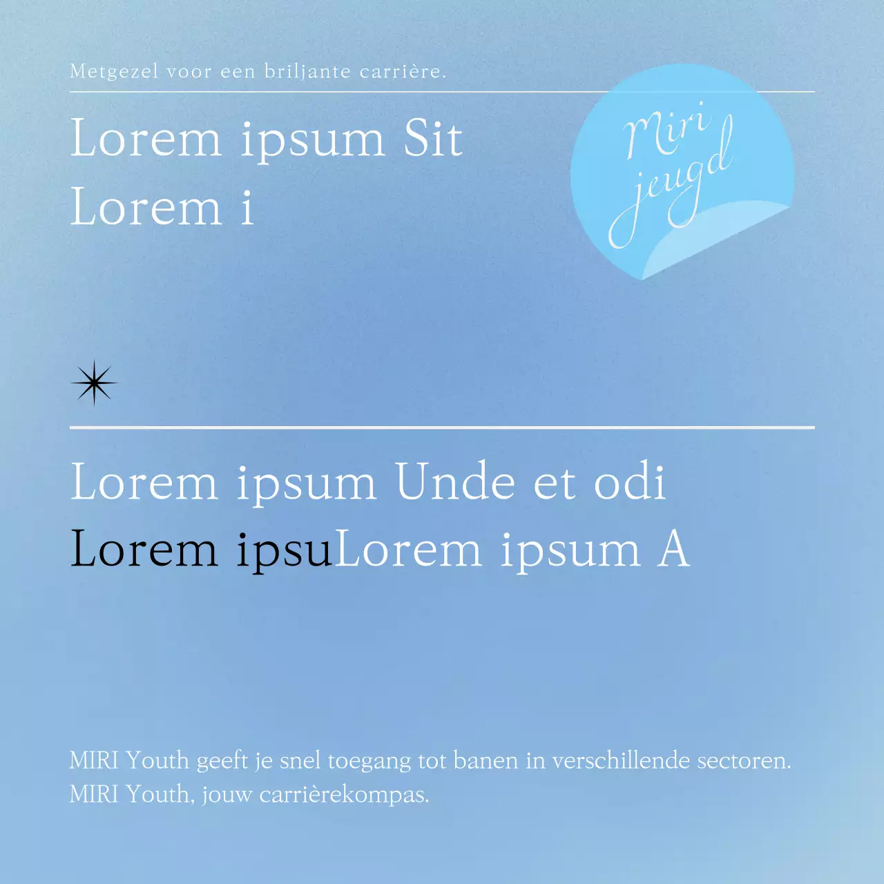 Bevorder moderne werving van gemeenschappen in lichtblauw en grijs