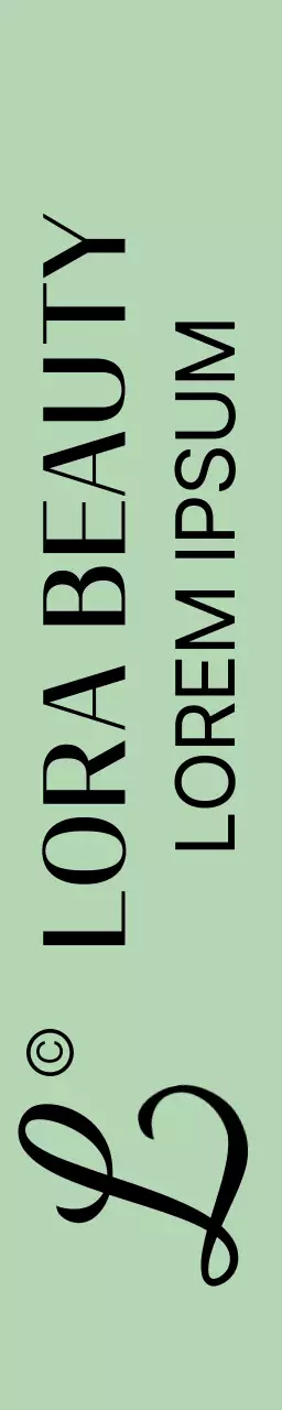 Luxe schoonheidssalon met cursief alfabet