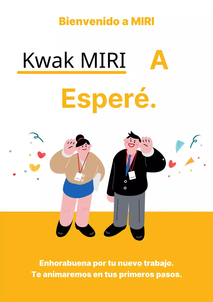 La guía amarilla de bienvenida a los nuevos empleados