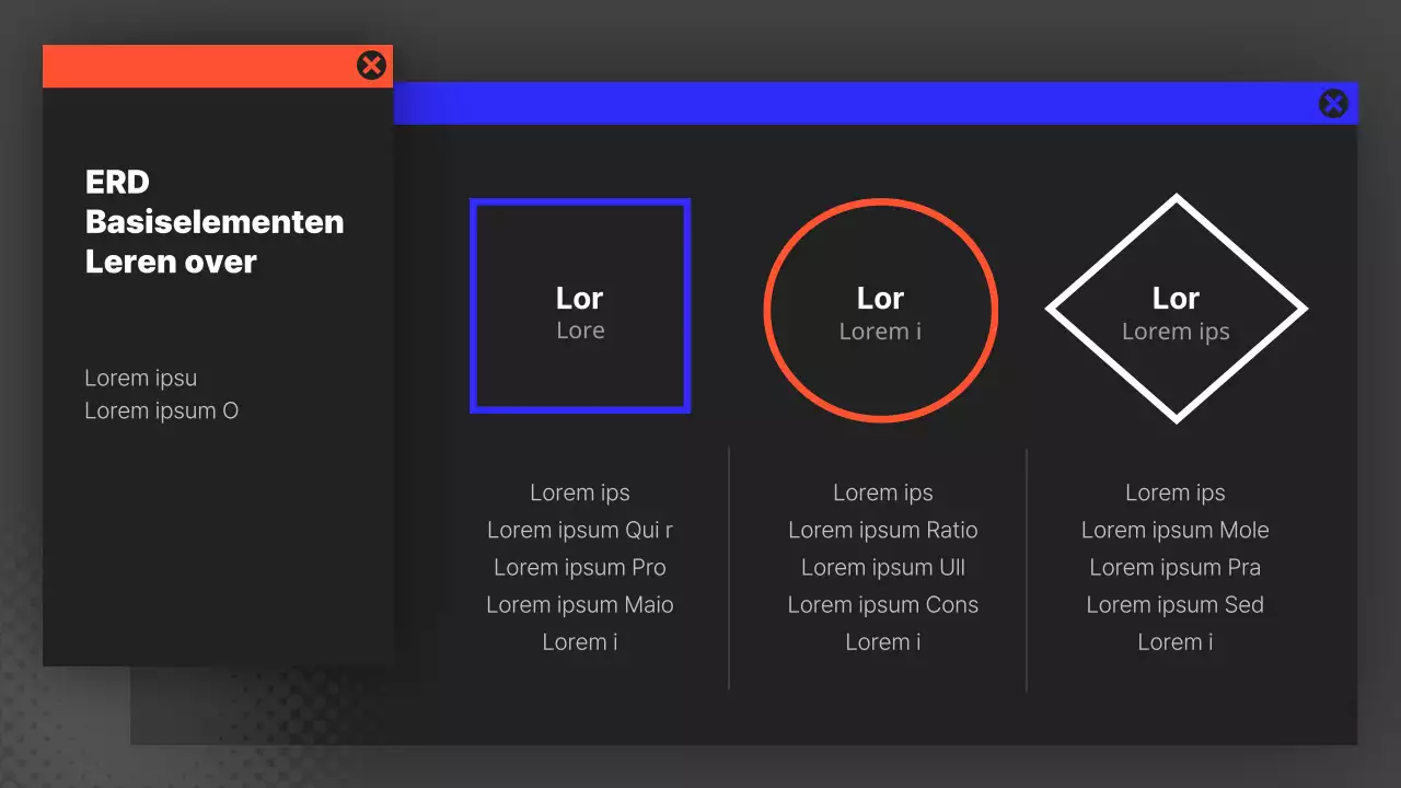 Moderne ontwikkeling programmering diagram rapport in zwart
