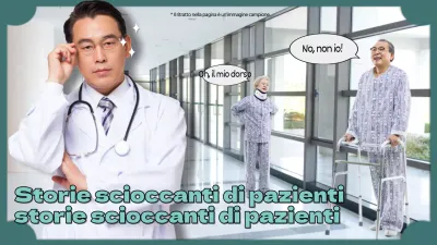 Semplici informazioni mediche in verde e bianco