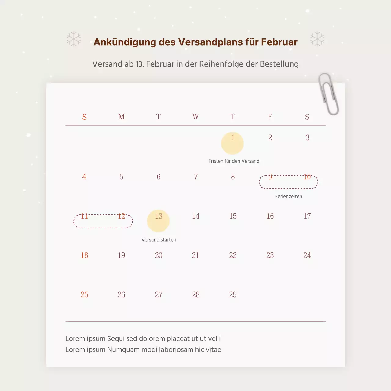 Werbung für ein einfaches hanwa Weihnachtsgeschenkset in Beige und Braun