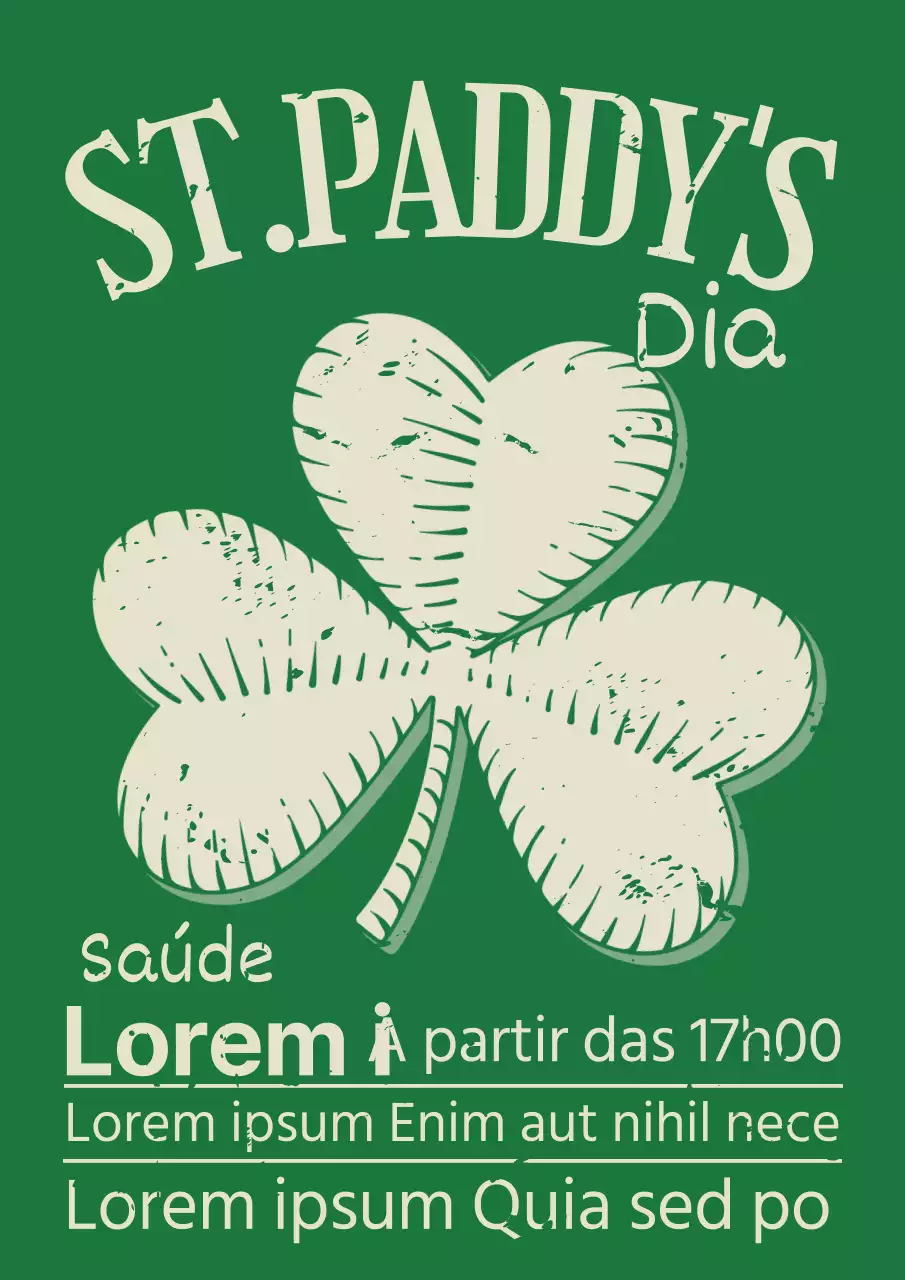 Promover um pub verde e vintage no Dia de São Patrício