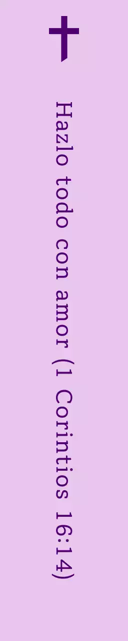 Cruz ilustración logotipo de la iglesia en púrpura