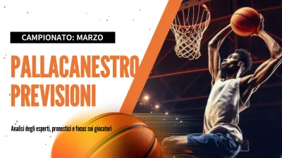 Promuovere una semplice partita di basket in arancione
