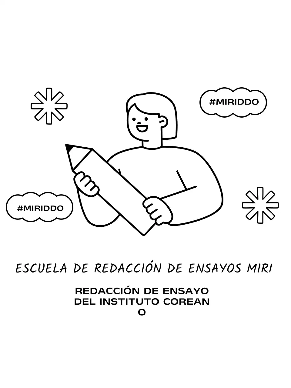 Simpática guardería con lápices y personajes