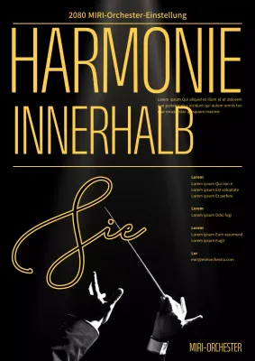 Eine klassische schwarz-gelbe Stellenausschreibung