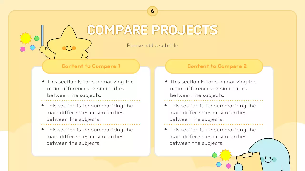 Colorful Cute Template Presentation